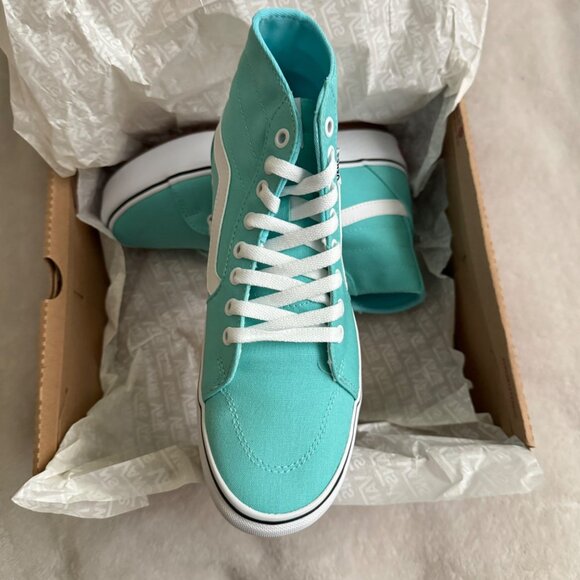 Vans filmore hi Tapere canvas aqua sky blue women’s sz 8WM platform new with box - Picture 7 of 9